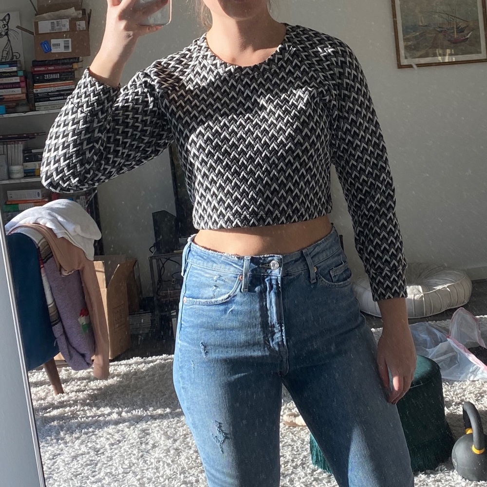 American Apparel cropped sweater